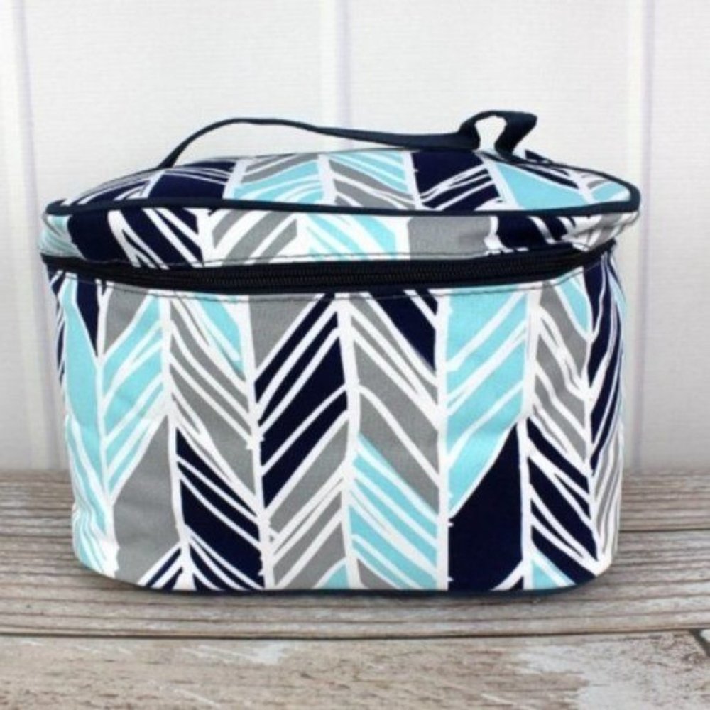 SEASIDE STRIPES TRAIN CASE